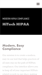Mobile Screenshot of hitechhipaa.com